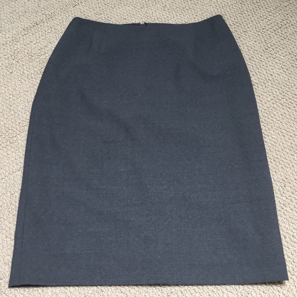 Brooks Brothers Gray Pencil Skirt